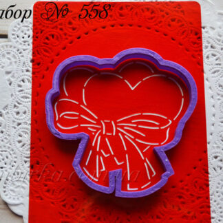 Набор сердца с бантиком