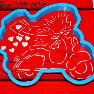 Набор ежик на мотоцикле