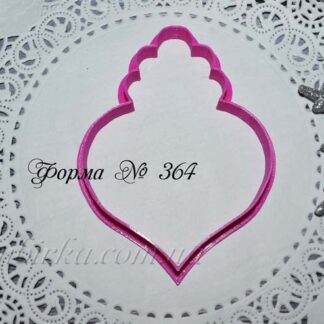 Форма елочная игрушка 2