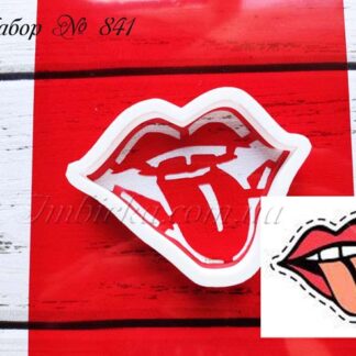 Набор губы с языком