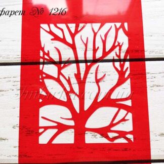 Фоновый трафарет дерево