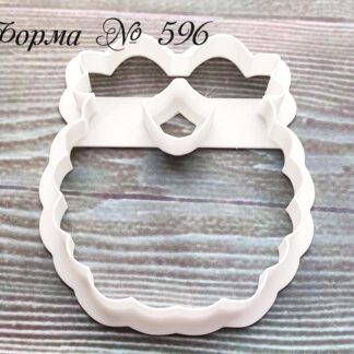 Форма слюнявчик с бантиком
