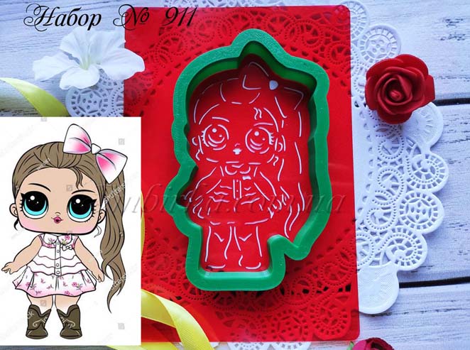 Набор куколка лол с хвостиком