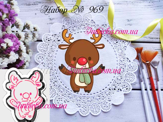 Набор олененок в шарфике