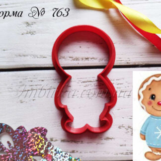 Формочка пряничный человечек в кофточке