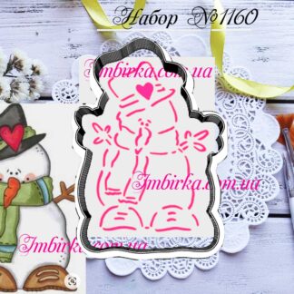 Набор снеговик в шляпе