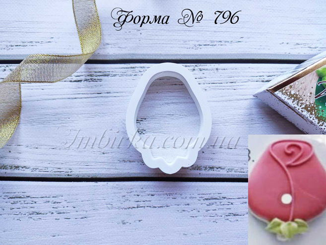 Формочка бутон розы