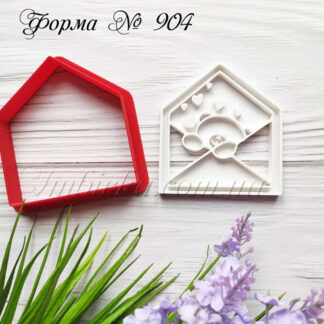 Формочка со штампом мишка в конверте