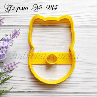 Формочка восьмерка с ушками котика