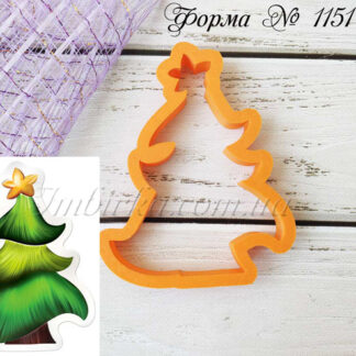 Формочка елочка со звездой 3