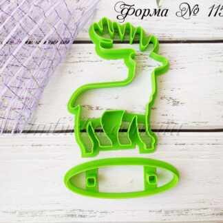 Форма олень с подставкой