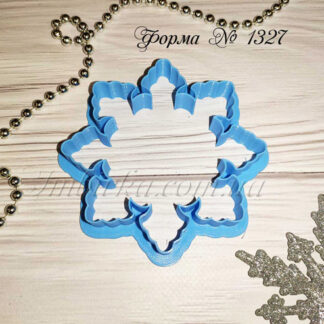 Формочка снежинка 6