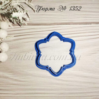 Формочка снежинка 7