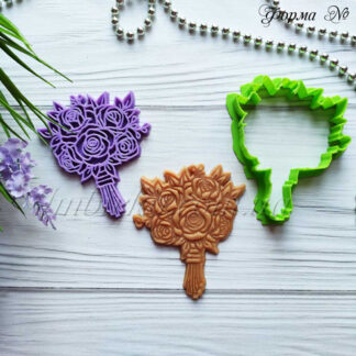 Формочка со штампом букет