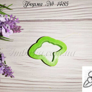 Форма цветочек с листочками