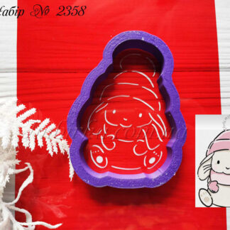 Набор зайчик в шапочке 2