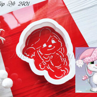 Набор зайка в шапочке и варежках