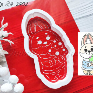 Набор зайчик с елочкой 2