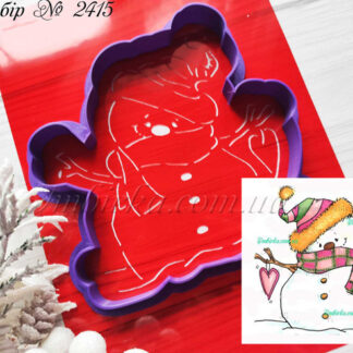 Набор снеговик в шапочке и шарфике 2