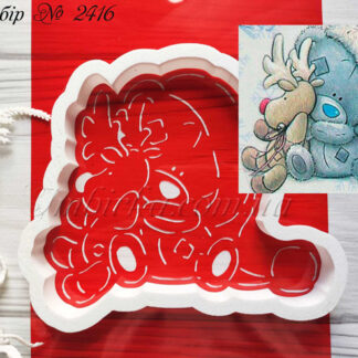 Набор мишка с олененком