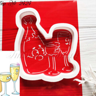 Набор бутылка с бокалами