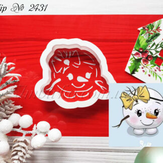 Набор снеговичок с бантиком 3