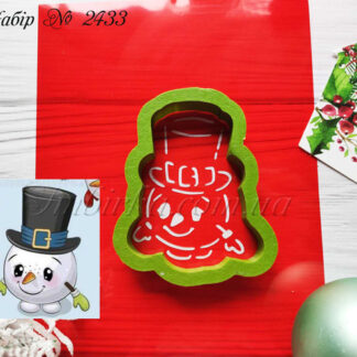 Набор снеговик в шляпе 2