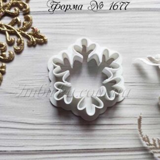 Формочка снежинка 10