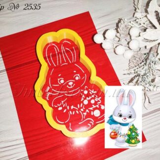 Набор зайчик с елочкой 5