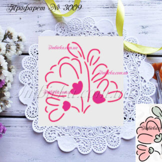 Трафарет цветы 31