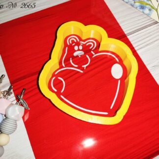 Набор мишка с сердцем 5