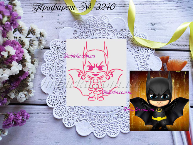 Трафарет Бэтмен 2