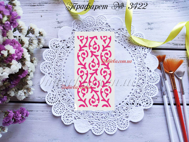 Фоновый трафарет узор 27