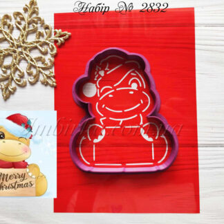 Набор динозаврик с табличкой