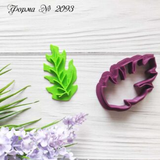 Формочка со штампом листочек 2