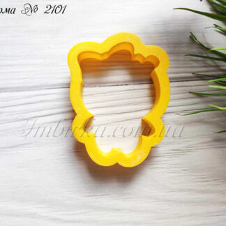 Формочка мишка с бантиком