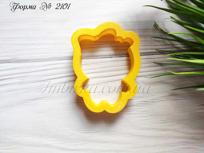 Формочка мишка с бантиком