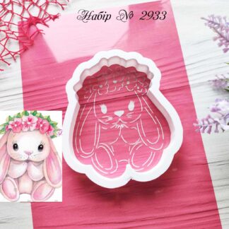 Набор зайка с веночком 2