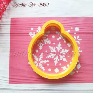 Набор елочная игрушка со снежинками