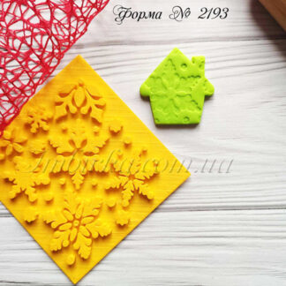 Штамп снежинки 2