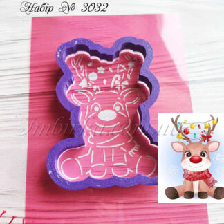 Набор олененок с гирляндой 2