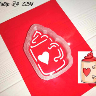 Набор чашка с сердцем