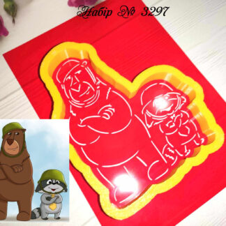 Набор медведь и енот