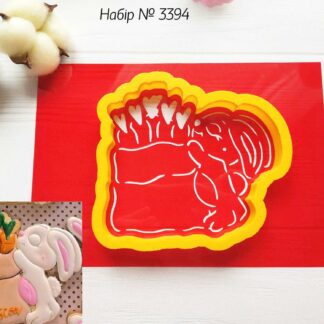 Набор зайка с мешком морковки