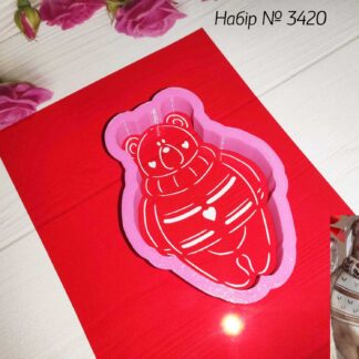 Набор мишка в теплой кофте