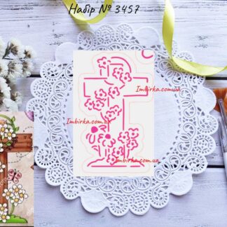 Набор крест с цветами