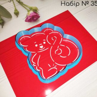 Набор мишка с восьмеркой 3