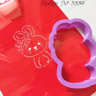 Набор зайка с цветочками