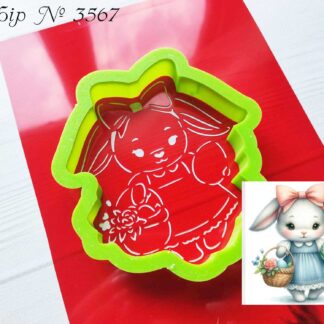 Набор зайка с пасхальной корзинкой 3