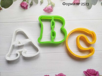 Вырубки буквы ABC